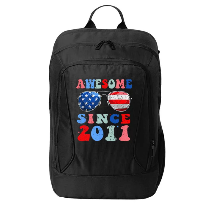 Awesome Since 2011 12 Years Birthday 4th of July City Backpack