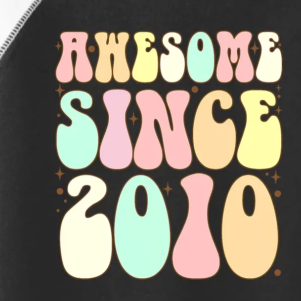 Awesome Since 2010 Birthday 12 Years Old Girls Boys Toddler Fine Jersey T-Shirt