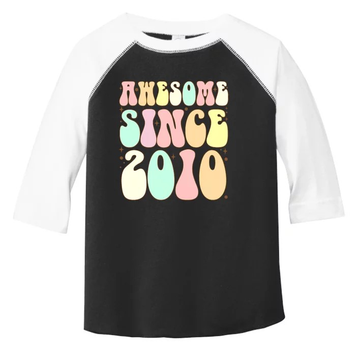 Awesome Since 2010 Birthday 12 Years Old Girls Boys Toddler Fine Jersey T-Shirt