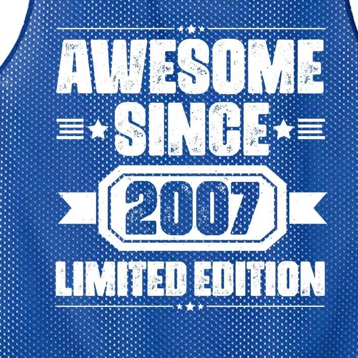 Awesome Since 2007 Limited Edition Mesh Reversible Basketball Jersey Tank