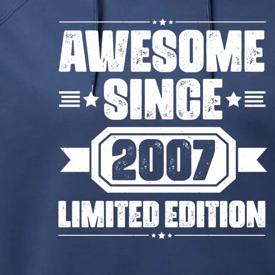 Awesome Since 2007 Limited Edition Performance Fleece Hoodie