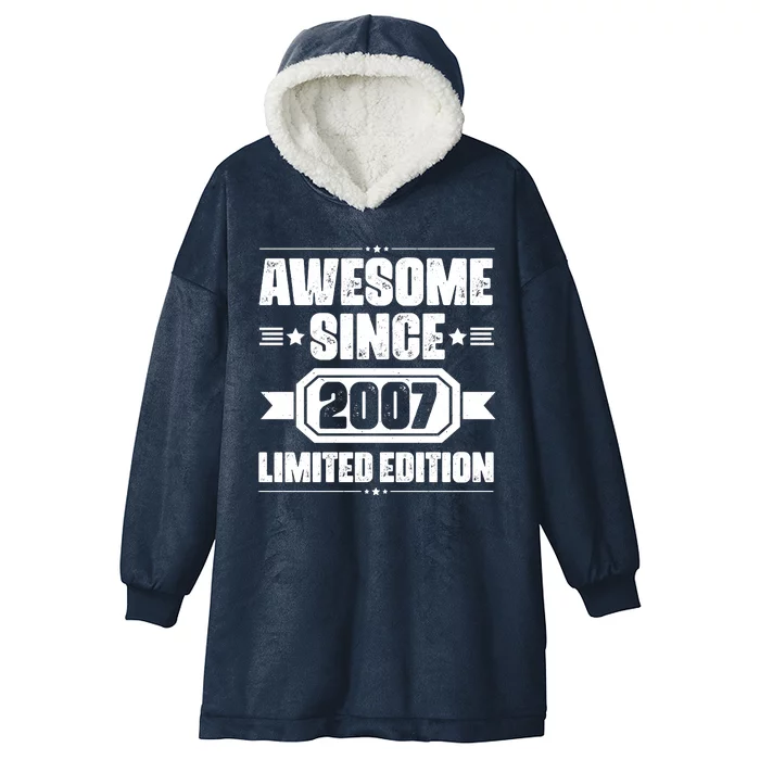 Awesome Since 2007 Limited Edition Hooded Wearable Blanket