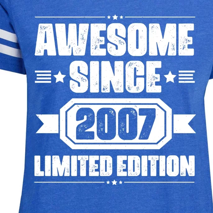 Awesome Since 2007 Limited Edition Enza Ladies Jersey Football T-Shirt