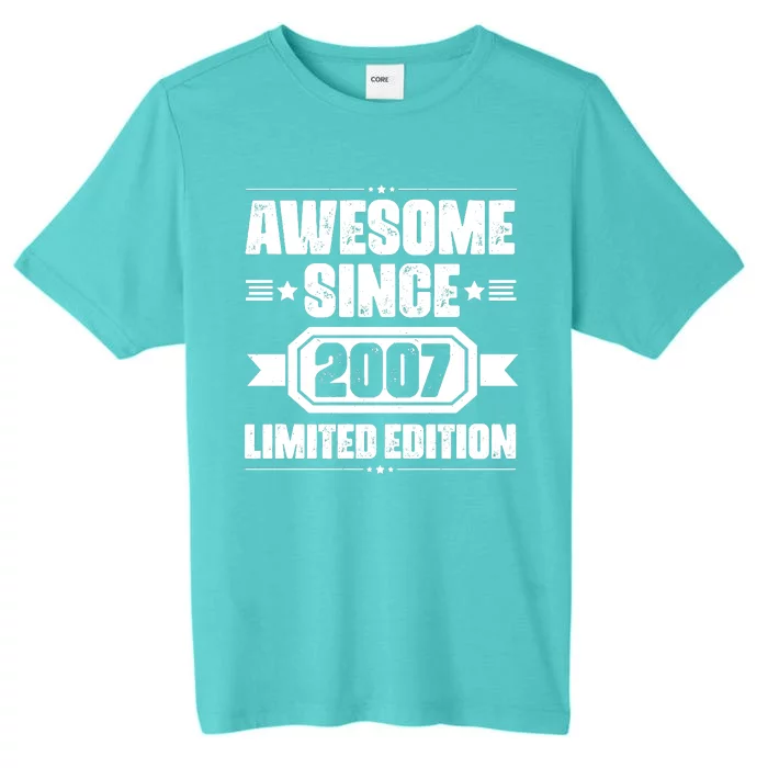 Awesome Since 2007 Limited Edition ChromaSoft Performance T-Shirt