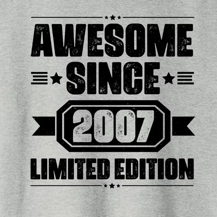 Awesome Since 2007 Limited Edition Women's Crop Top Tee