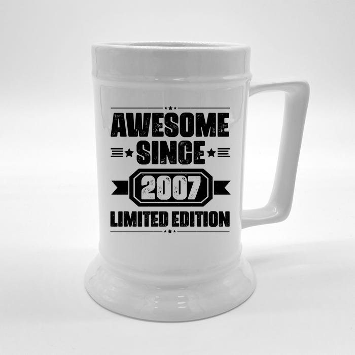 Awesome Since 2007 Limited Edition Front & Back Beer Stein