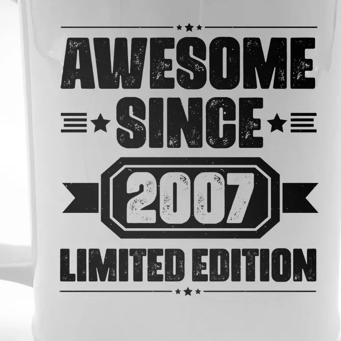 Awesome Since 2007 Limited Edition Front & Back Beer Stein