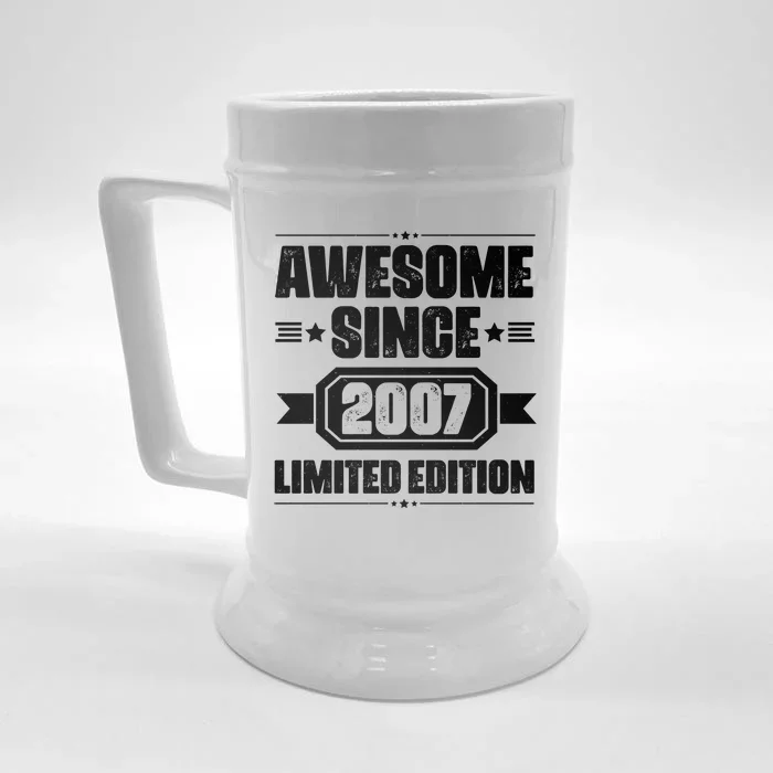 Awesome Since 2007 Limited Edition Front & Back Beer Stein