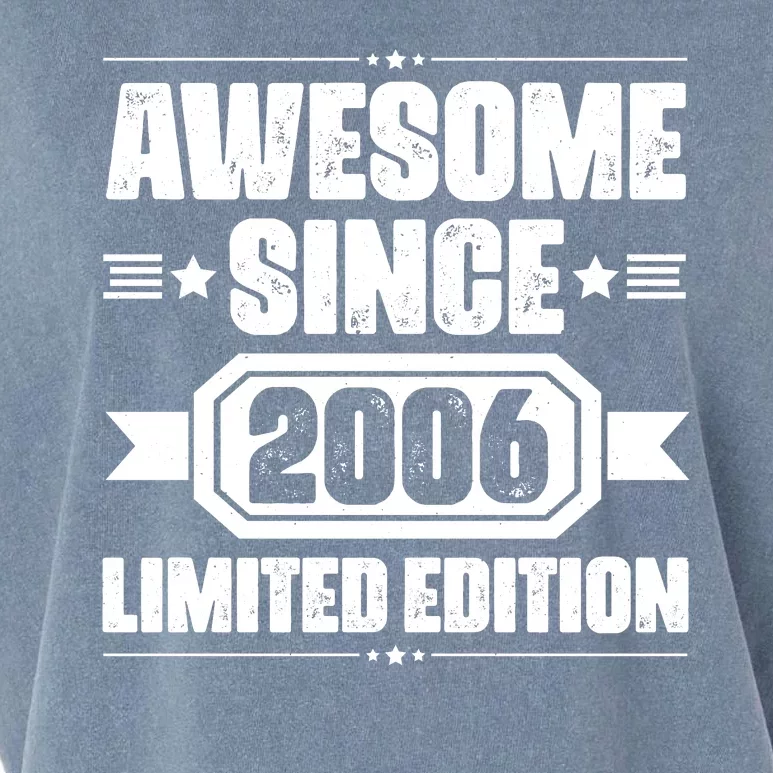 Awesome Since 2006 Limited Edition Birthday Garment-Dyed Women's Muscle Tee