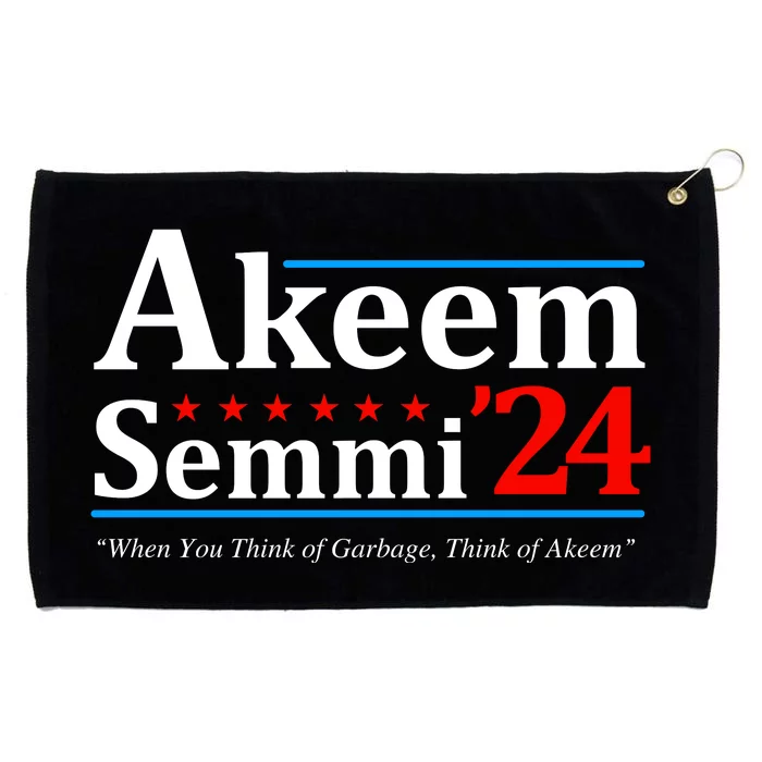 Akeem Semmi 2024 When You Think Of Garbage Grommeted Golf Towel