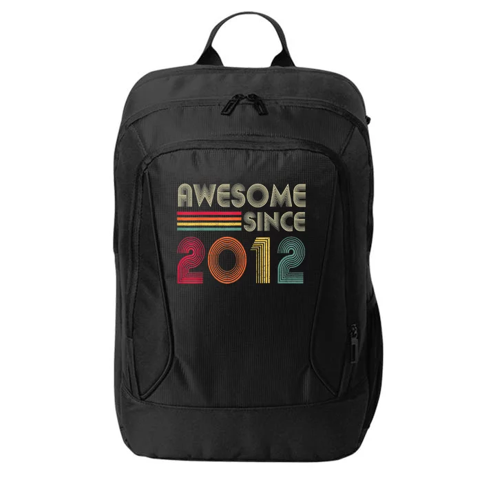 Awesome Since 2012 10th Birthday Retro City Backpack