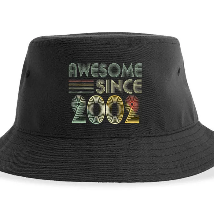 Awesome Since 2002 Limited Edition 21 Year Old 21st Birthday Sustainable Bucket Hat