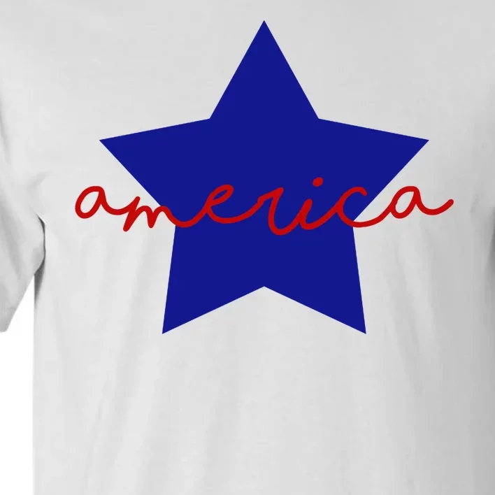 America Star 4th Of July Celebration Tall T-Shirt