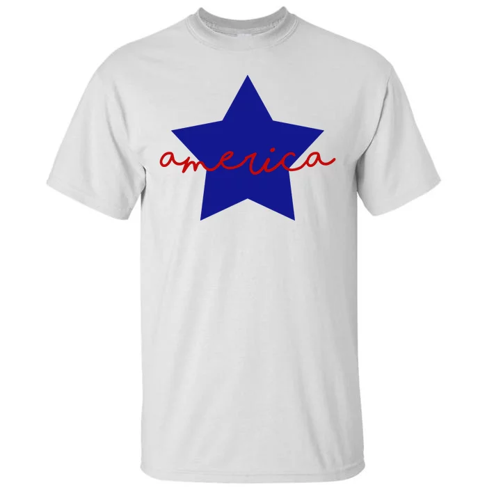 America Star 4th Of July Celebration Tall T-Shirt