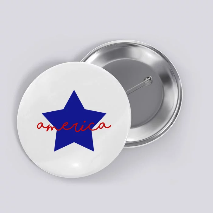 America Star 4th Of July Celebration Button