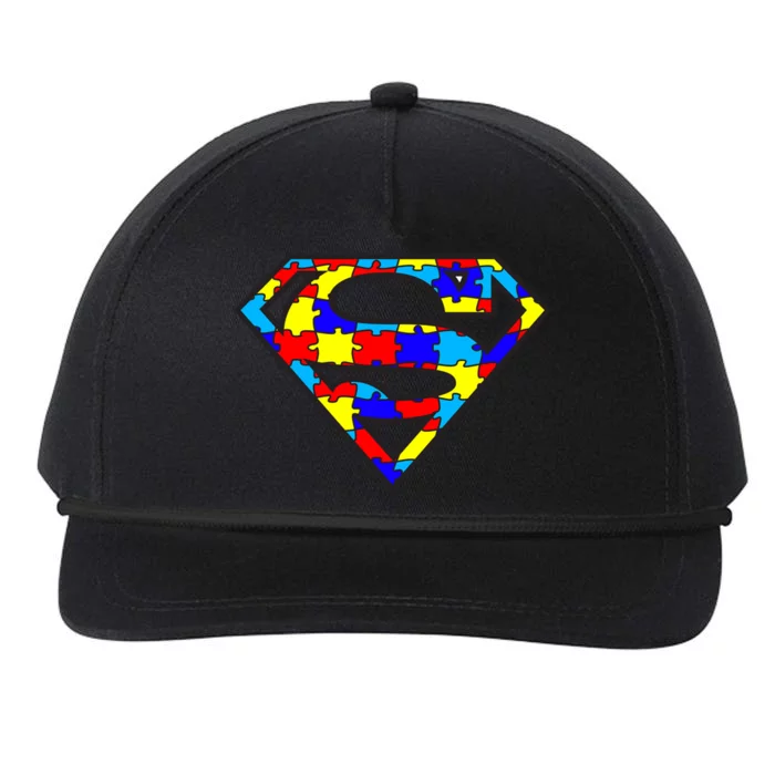 Autism Superhero Snapback Five-Panel Rope Hat