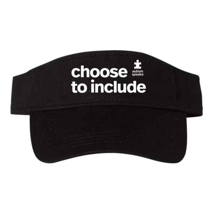 Autism Speaks Autism Awareness Choose to Include Kindness Valucap Bio-Washed Visor