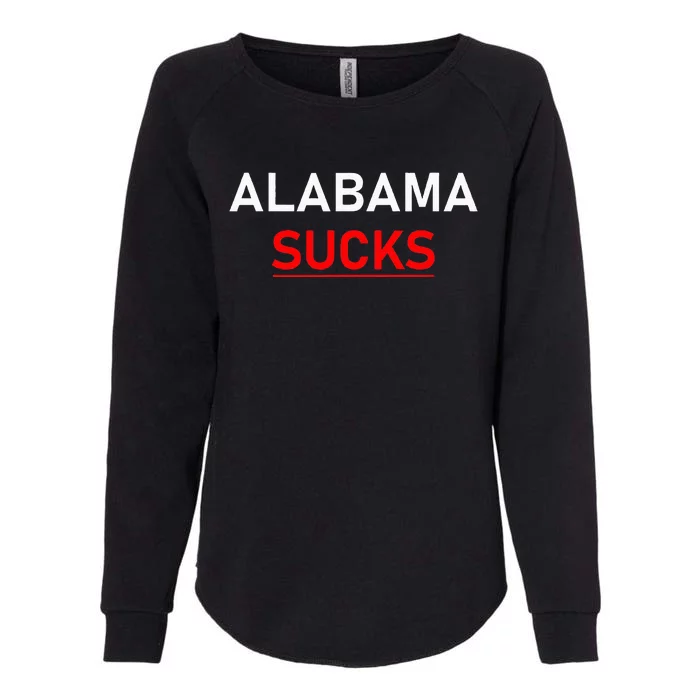 Alabama Sucks Womens California Wash Sweatshirt