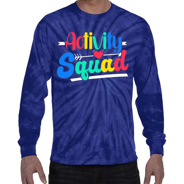 Activity Squad Activity Director Activity Assistant Tie-Dye Long Sleeve Shirt