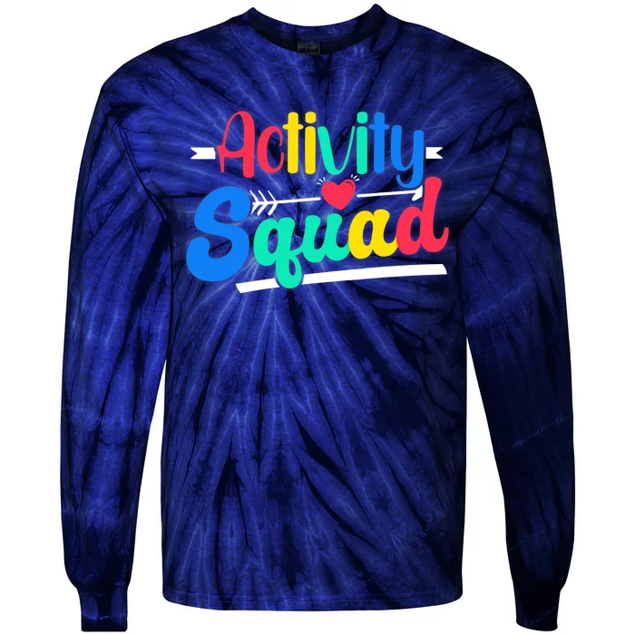 Activity Squad Activity Director Activity Assistant Tie-Dye Long Sleeve Shirt