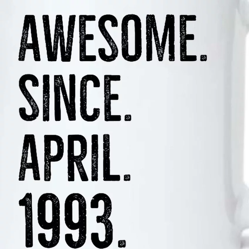 Awesome Since April 1993 Age Birthday Idea Black Color Changing Mug