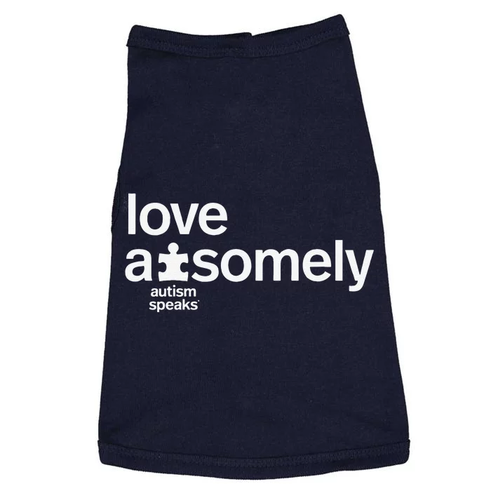 Autism Speaks Autism Awareness Love Awesomely – Ausome Doggie Tank