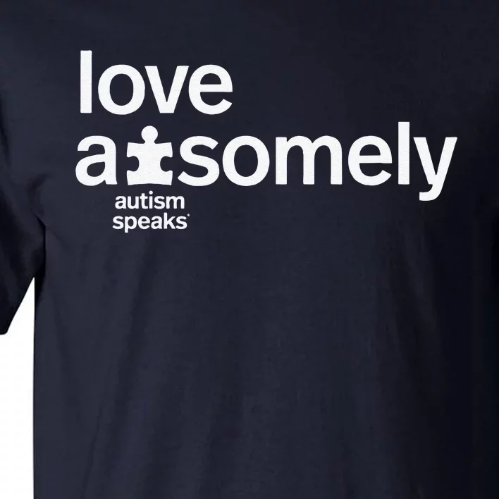 Autism Speaks Autism Awareness Love Awesomely – Ausome Tall T-Shirt