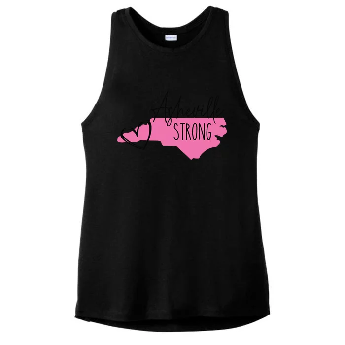 Asheville Strong Ladies Tri-Blend Wicking Tank