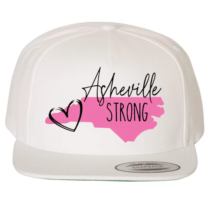 Asheville Strong Wool Snapback Cap