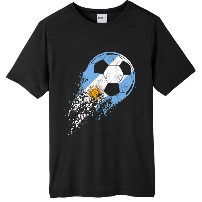 Argentina Soccer Argentinian Flag Pride Soccer Player ChromaSoft Performance T-Shirt