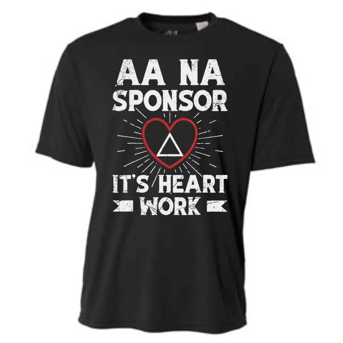 Aa Sponsorship Alcoholics Anonymous Sobriety Aa Na Sponsor Cooling Performance Crew T-Shirt