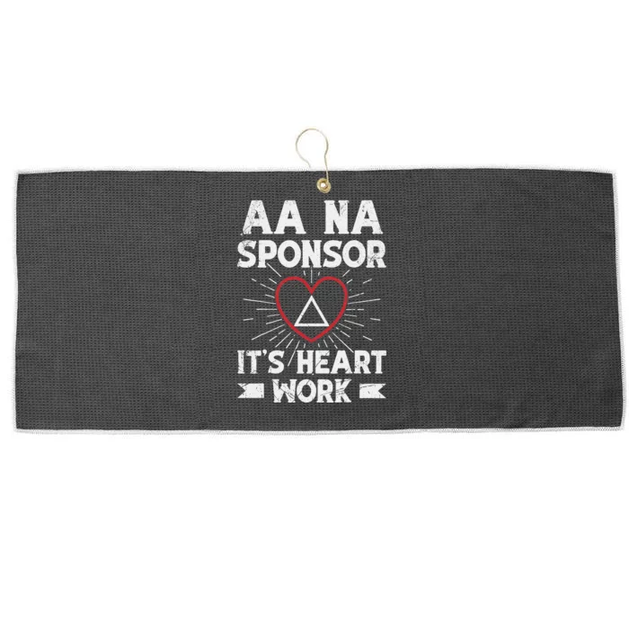 Aa Sponsorship Alcoholics Anonymous Sobriety Aa Na Sponsor Large Microfiber Waffle Golf Towel