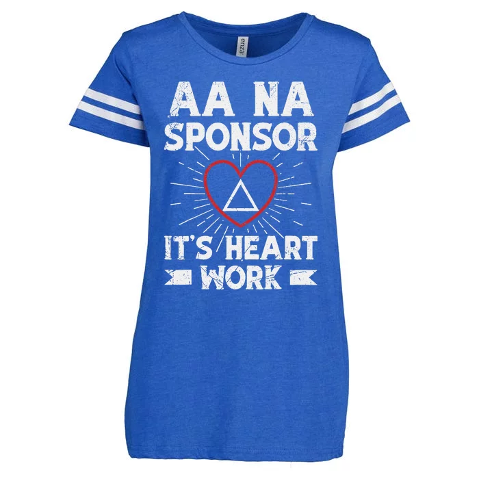 Aa Sponsorship Alcoholics Anonymous Sobriety Aa Na Sponsor Enza Ladies Jersey Football T-Shirt