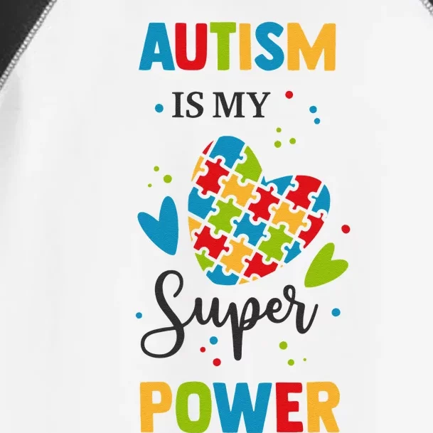 Autism Superpower ASD Autism Awareness Toddler Fine Jersey T-Shirt