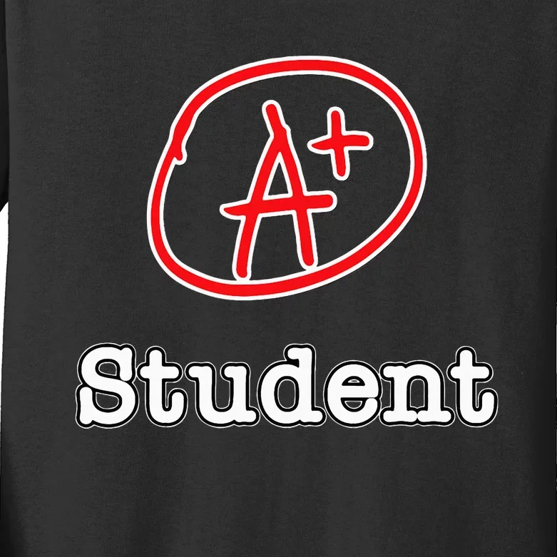 A+ Student Kids Long Sleeve Shirt