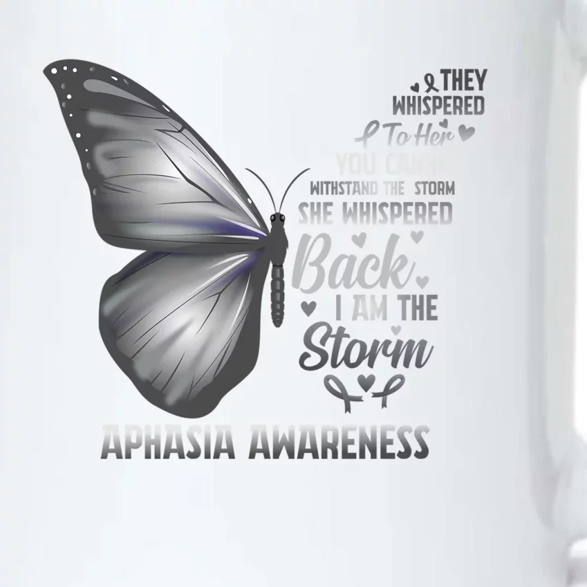 Aphasia Support Awareness Print Meaningful Gift Black Color Changing Mug