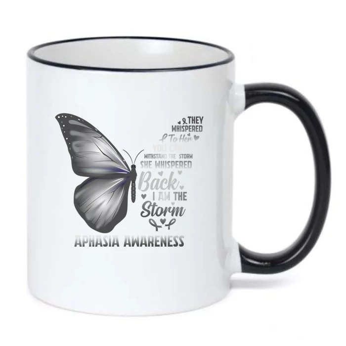 Aphasia Support Awareness Print Meaningful Gift Black Color Changing Mug