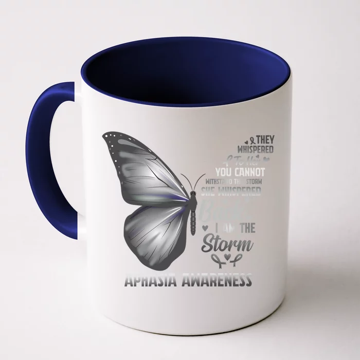 Aphasia Support Awareness Print Meaningful Gift Front & Back Coffee Mug