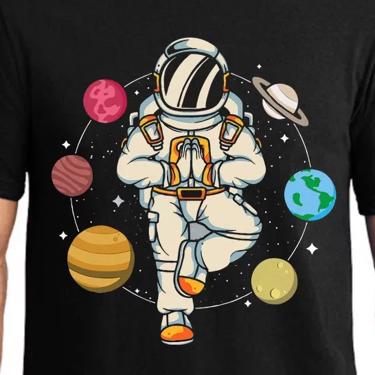 Astronomy Spirituality Astronaut Buddhist Zen Yoga Planet Pajama Set