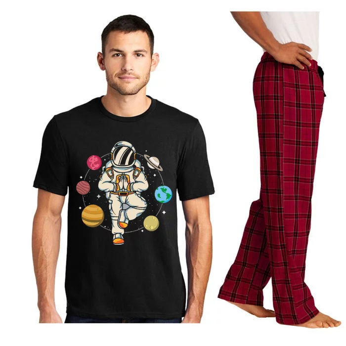 Astronomy Spirituality Astronaut Buddhist Zen Yoga Planet Pajama Set