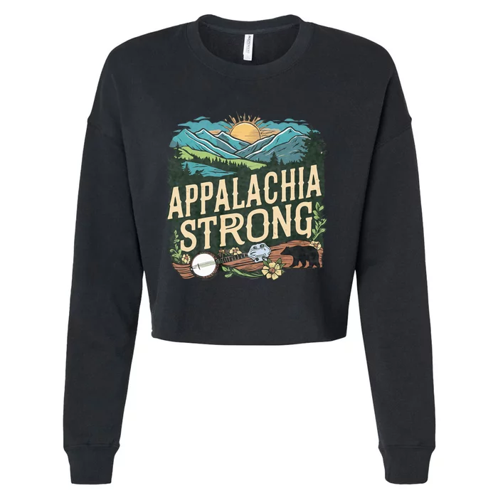 Appalachia Strong Cropped Pullover Crew