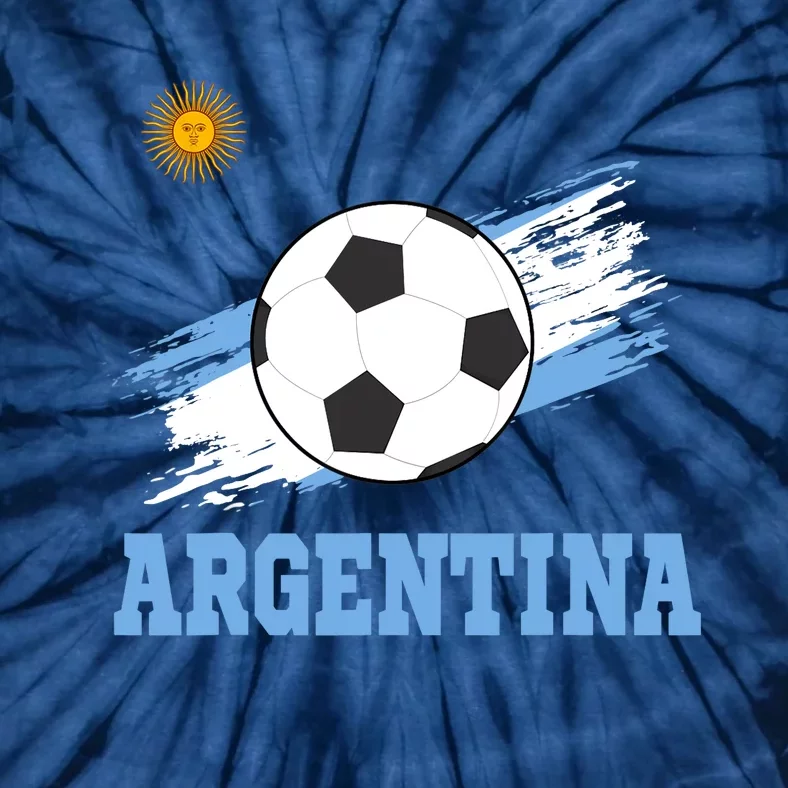 Argentine Soccer Argentinian Football Argentina Futbol Tie-Dye T-Shirt