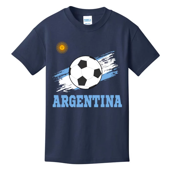 Argentine Soccer Argentinian Football Argentina Futbol Kids T-Shirt