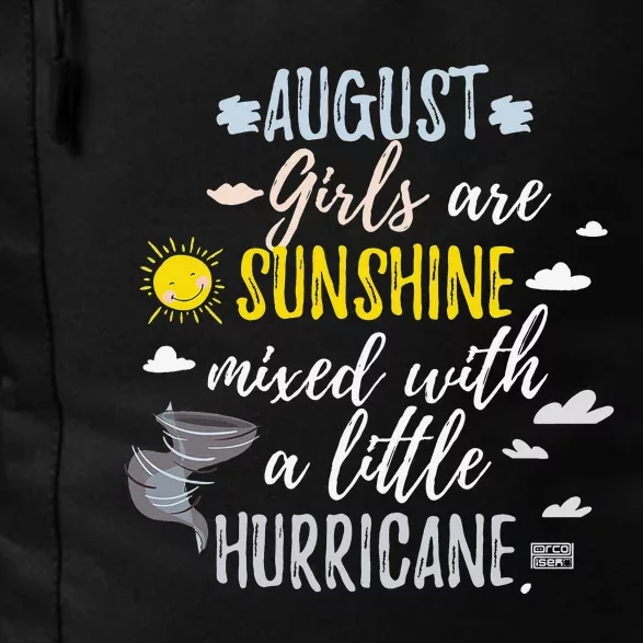 AUGUST SUNSHINE AND HURRICANE BIRTH MONTH Daily Commute Backpack