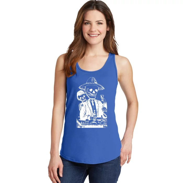 Alcoholic Skull Ladies Essential Tank