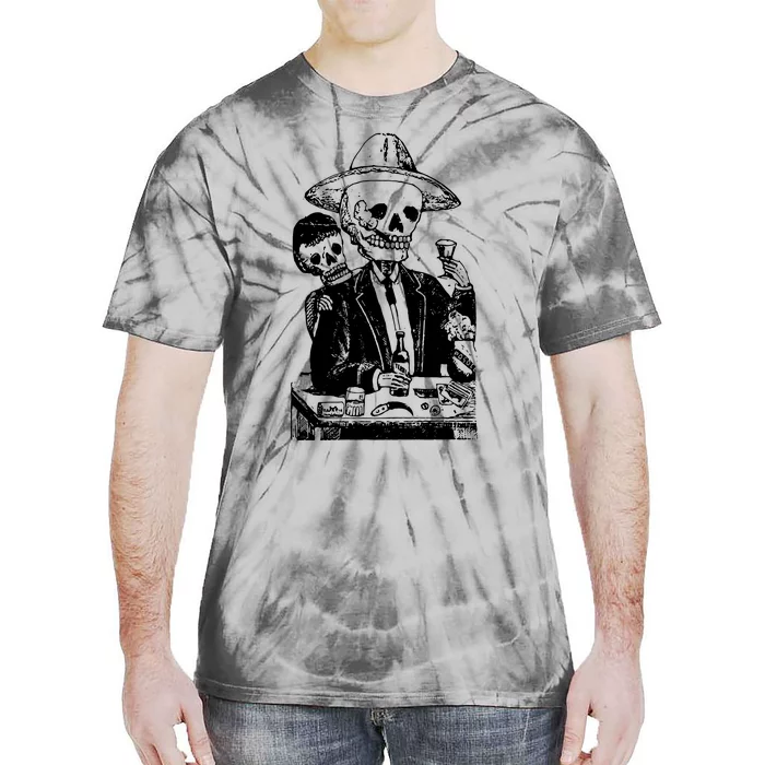 Alcoholic Skull Tie-Dye T-Shirt