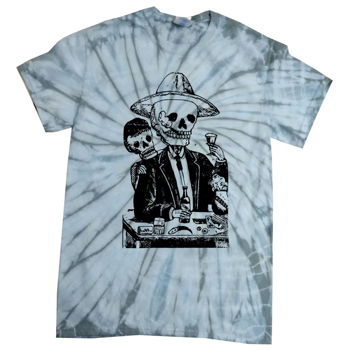 Alcoholic Skull Tie-Dye T-Shirt