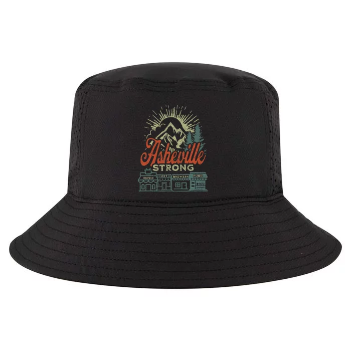 Asheville Strong Asheville North Carolina Cool Comfort Performance Bucket Hat