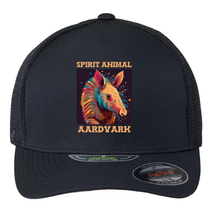 Aardvark Spirit Animal Flexfit Unipanel Trucker Cap