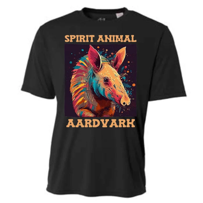 Aardvark Spirit Animal Cooling Performance Crew T-Shirt